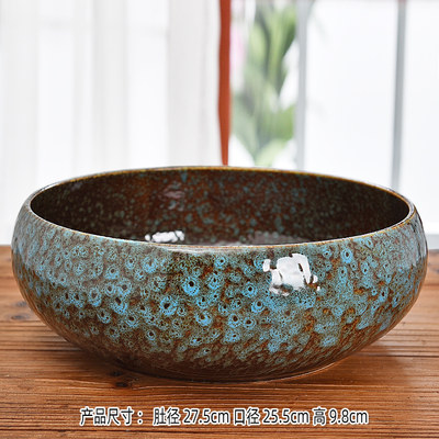 陶瓷养水仙的一叶莲器皿专用花盆