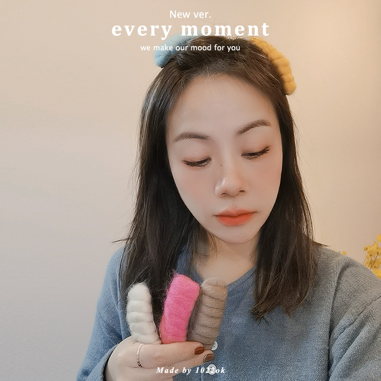 韩国蓝色甜美可爱面包BB夹发卡毛绒可爱日系发夹女刘海侧边夹子