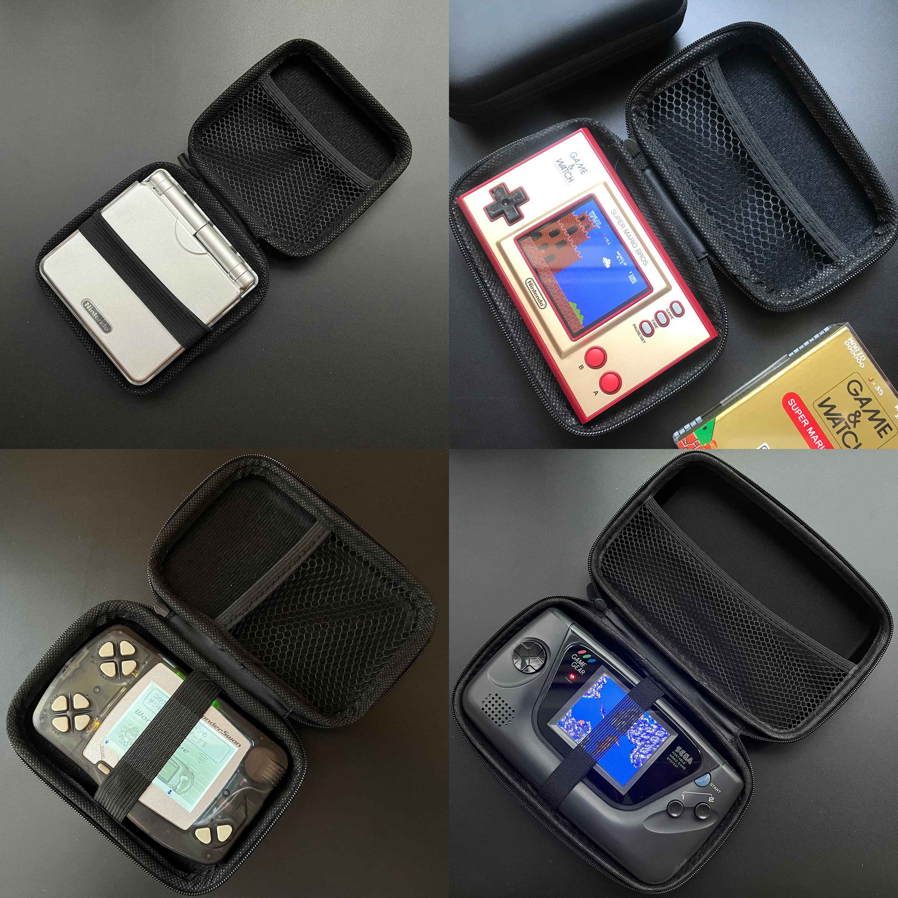 gbasp收纳包ws保护包gamegear拉链包gg硬包gamewatch保护收藏包