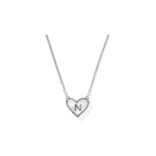 代购Kendra Scott女士项链精致简约优雅百搭心形字母N珍珠母贝