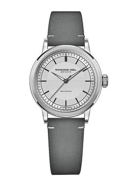 代购Raymond weil雷蒙威女士腕表自动夜光日期计时金属皮带钢带