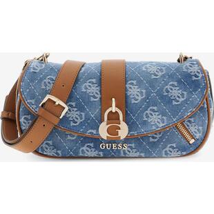 代购 GUESS女士单肩包磁吸闭合外部拉链袋内部拉链袋可调节肩带