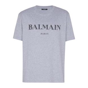 爆款 T恤透气舒适圆领日常休闲短袖 简约 BALMAIN男士 代购