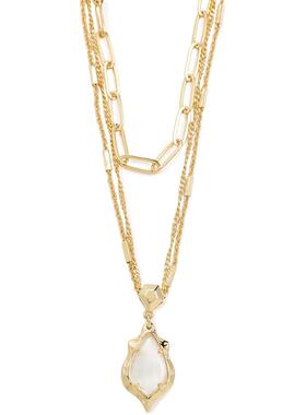 代购Kendra Scott饰品女士多层项链优雅简约精致百搭金色