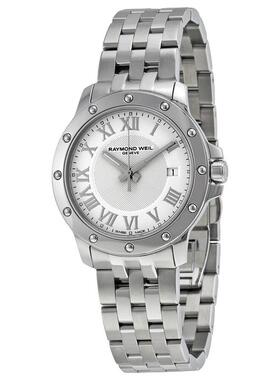 代购Raymond weil雷蒙威男士腕表夜光日期计时防刮钢带金属防水