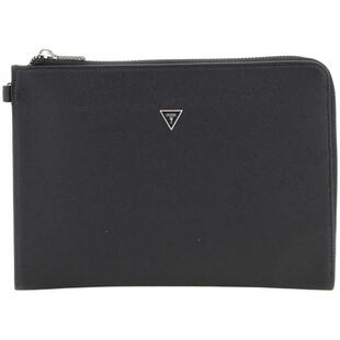 代购GUESS女士钱包收纳卡片便携携带多卡位设计防滑拉链黑色