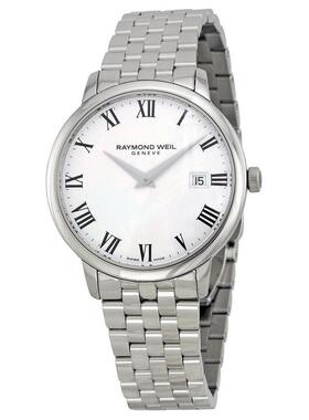 代购Raymond weil雷蒙威男士腕表日期夜光计时走时钢带金属防水