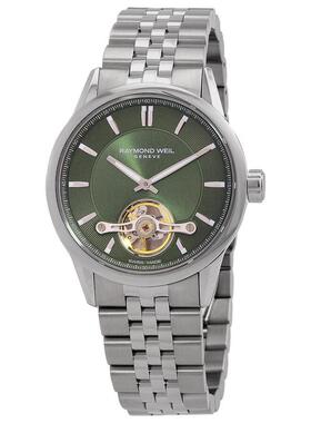 代购Raymond weil雷蒙威男士腕表自动上链夜光计时瑞士机芯钢带