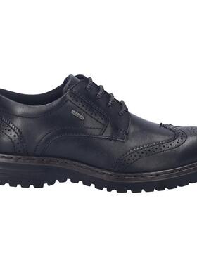 代购JOSEF SEIBEL男士正装皮鞋透气防滑耐磨轻便黑色系带圆头