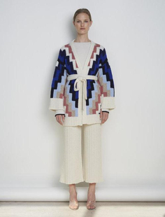 小猫儿美国代购直Eleven Six秋冬新款针织开衫外套毛衣宽松慵懒风