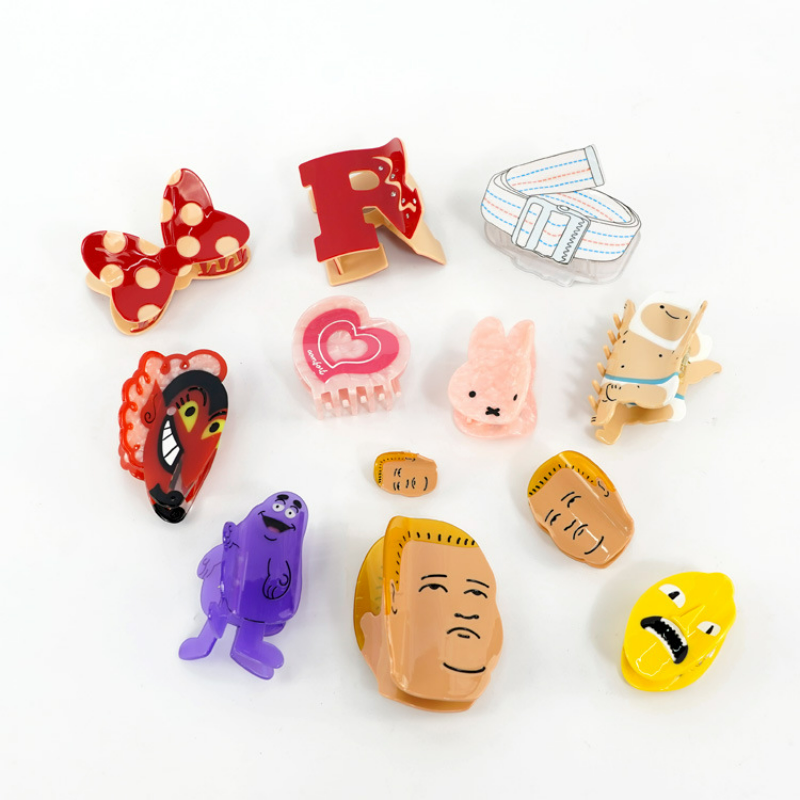 醋酸饰品跨境饰品欧美高级感个性醋酸发夹新款百搭后脑勺鲨鱼夹子,饰品/流行首饰/时尚饰品新,发饰,淘宝优惠券,粉丝福利购,淘宝优惠卷