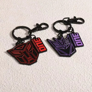 欧美影视周边汽车人擎天柱霸天虎金属面具徽章变形金刚吊坠钥匙扣