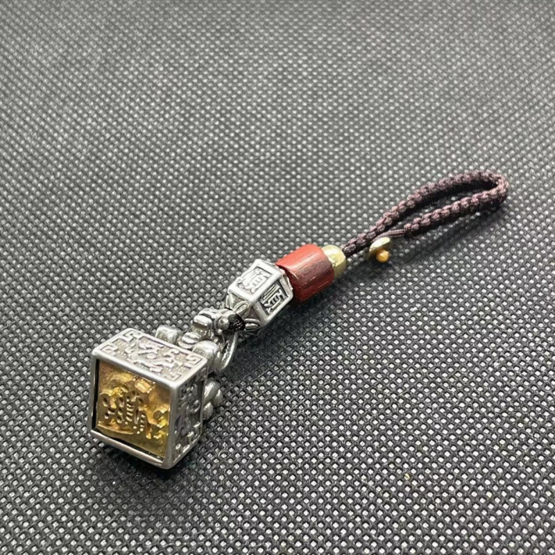 神兽貔貅印章钥匙扣珠腰挂饰