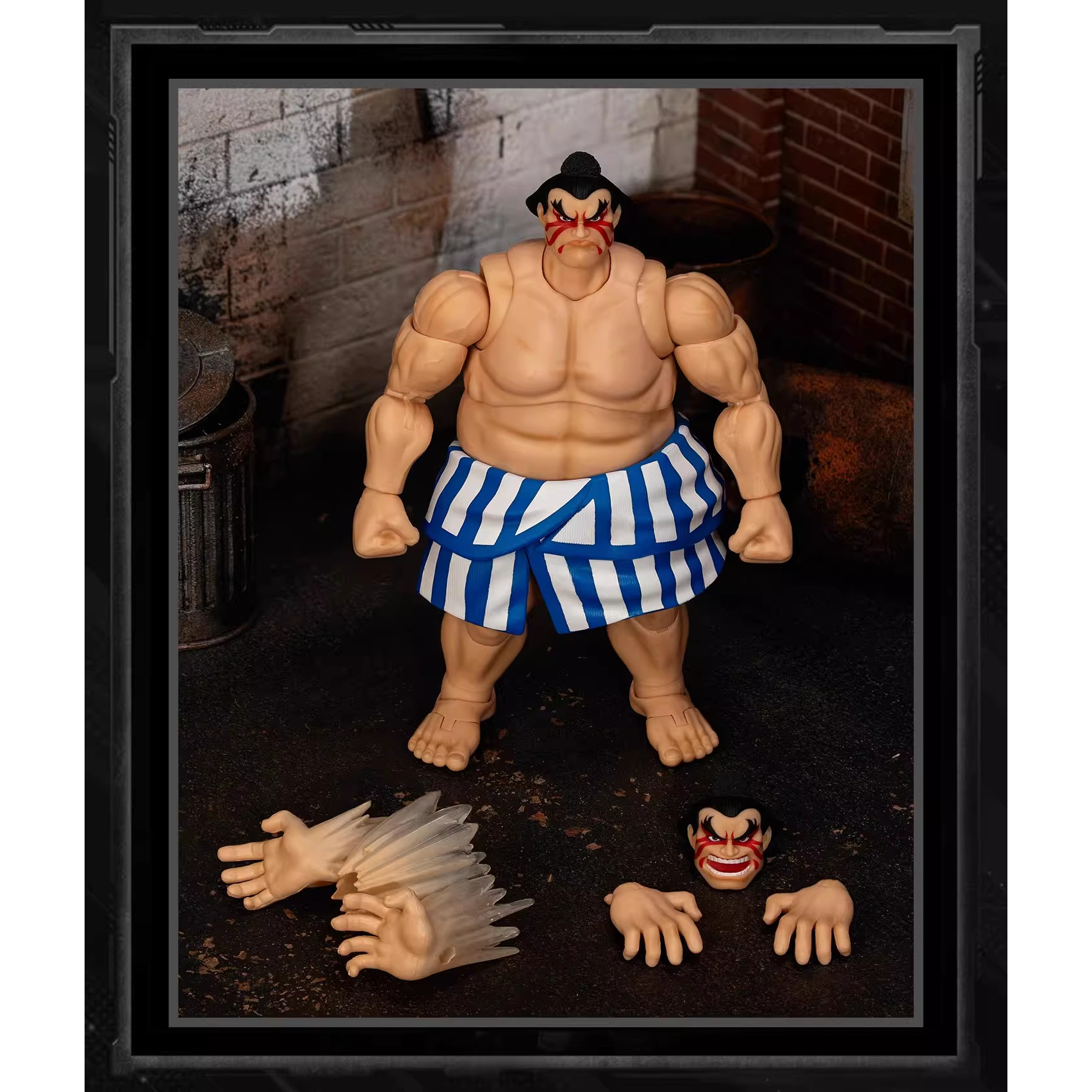 现货 Jada toys 街头霸王2 1/12 本田 6寸可动人偶手办