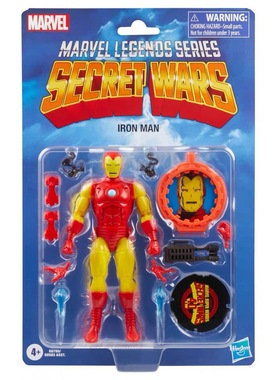 现货漫威孩之宝 Marvel Legends 秘密战争 钢铁侠 蜘蛛侠玩偶