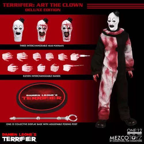 【定金】Mezco 蚂蚁 ONE：12 Terrifier 断魂小丑 6寸 再次接单