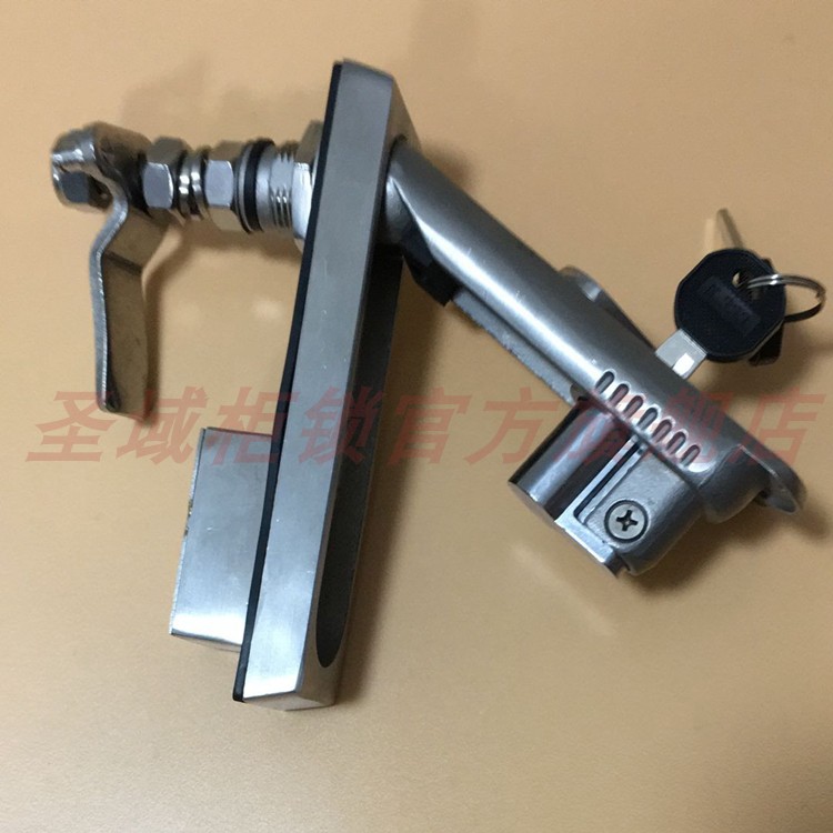 MS840-1SUS不锈钢拉杆锁 不锈钢通信机柜门锁 全304不锈钢连杆锁