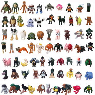 正版海外ai外国山海经玩具全套上古神兽盲盒合体战斗机模型洞洞乐