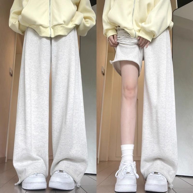 女童裤子春秋2025新款女大童时尚洋气阔腿裤儿童卫裤初中生运动裤,童装/婴儿装/亲子装,裤子,淘宝优惠券,粉丝福利购,淘宝优惠卷