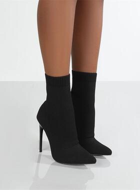 Stretch boots women super high heel boots big size 43高跟靴