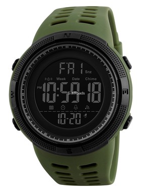 Outdoor Sport Digital watch 50m Waterproof Alarm 运动手表