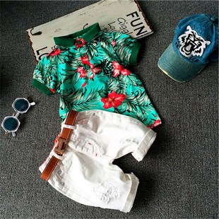 Brand summer clothing set newborn baby boy clothes kids