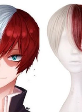 My Boku no Hero Academia Todoroki Shoto Cosplay Wig