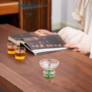 北大史茶漏茶滤茶叶过滤网茶水分离茶隔泡茶玻璃滤茶公道茶具