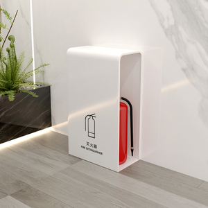 加厚灭火器箱子2只装高端商场4kg消防箱专用器材放置架家用收纳箱