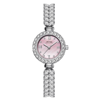 ATQ女士手表大学生女款腕表轻奢百搭石英表时尚美人鱼女生手链表