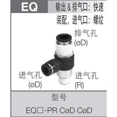 日本PISCO快速排气阀 EQ03-P03C12C12