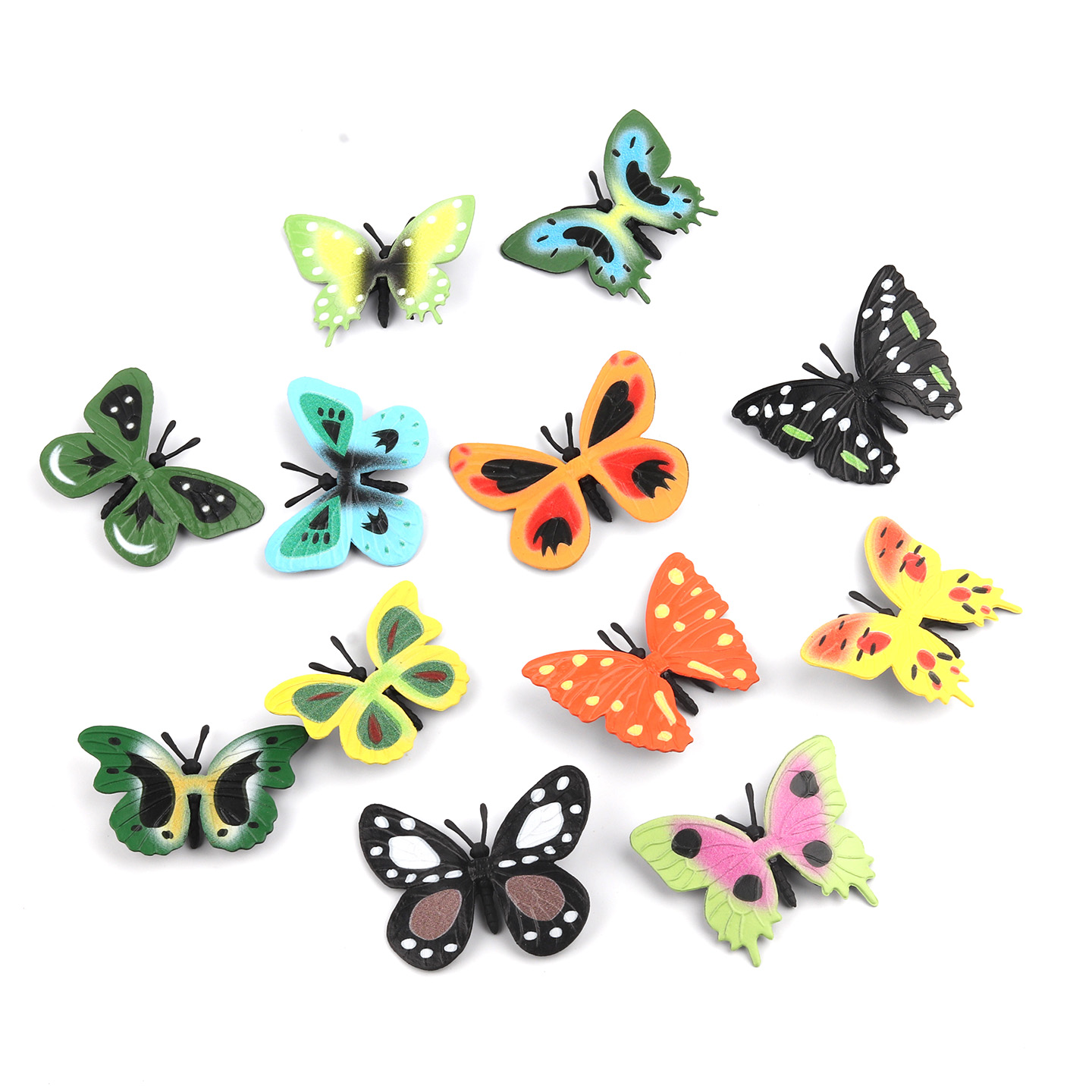 仿真昆虫蝴蝶小动物模型玩具儿童早教科教认知模型摆件玩具礼物