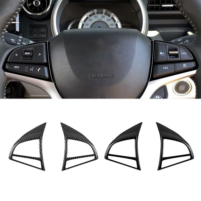 适用于右舵Suzuki港澳版右軚铃木Hustler方向盘亮片贴按键框改装