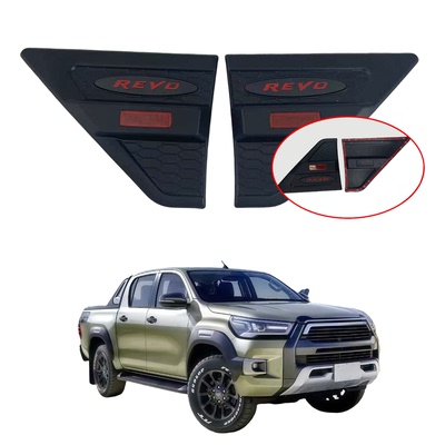 丰田HILUXREVO电镀改装边灯贴