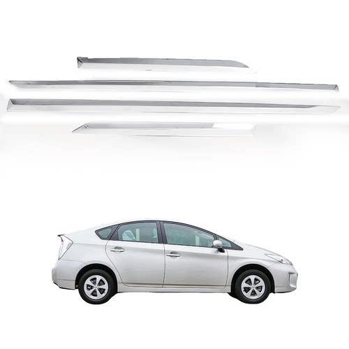 普锐斯C门边条不锈钢改装饰条