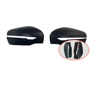 NP300后视镜罩Frontier奇骏逍客倒车镜哑黑 NAVARA 适用于14 20款