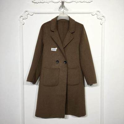 容系列 8151S206 时尚双面呢毛呢外套品牌女装折扣颦薪