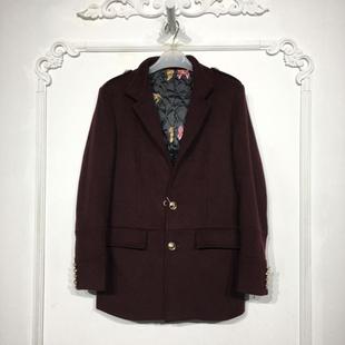 潮系列*男装 PF10445 时尚毛呢外套品牌折扣颦薪