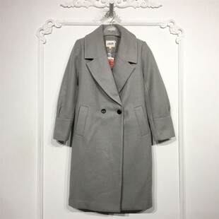芭L系列 8128S007 时尚毛呢外套品牌女装折扣颦薪