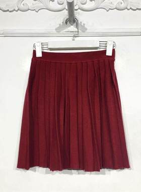 西树系列 D89502 时尚针织短裙品牌女装折扣颦薪