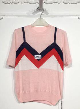 西树系列 8202S289 时尚针织衫品牌女装折扣颦薪