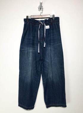 潮系列 Z01-A00408 时尚牛仔长裤品牌女装折扣颦薪