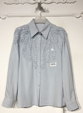 容悦 YB000793 时尚衬衫品牌女装折扣颦薪