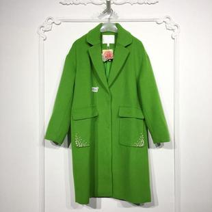 羊毛毛呢外套品牌女装 时尚 折扣颦薪 8168S065 乐T系列