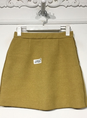 乔系列 8271S251 时尚毛呢短裙品牌女装折扣颦薪