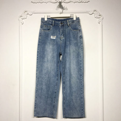 容悦 8336S197 时尚牛仔长裤品牌女装折扣颦薪