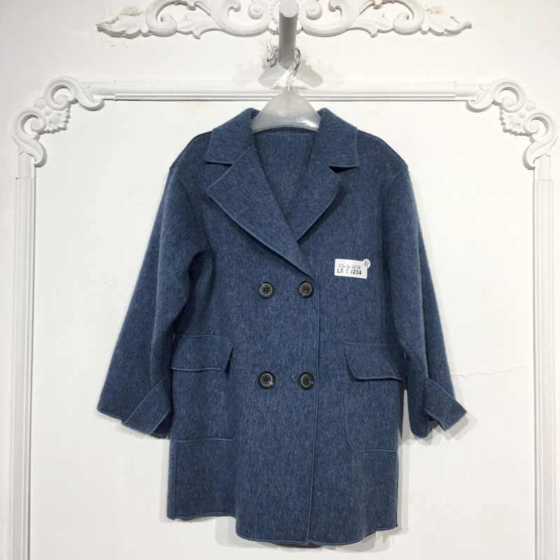 容系列 LM00234 时尚双面呢外套品牌童装折扣馨