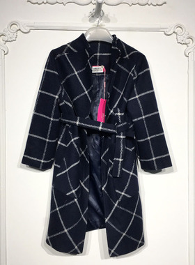 UGC系列 8247S129 时尚毛呢外套品牌女装折扣颦薪