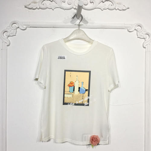 梦SY系列 8109S299 时尚T恤品牌女装折扣颦薪