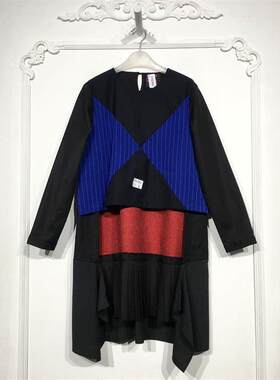 潮系列 D92362 时尚连衣裙品牌女装折扣颦薪搽